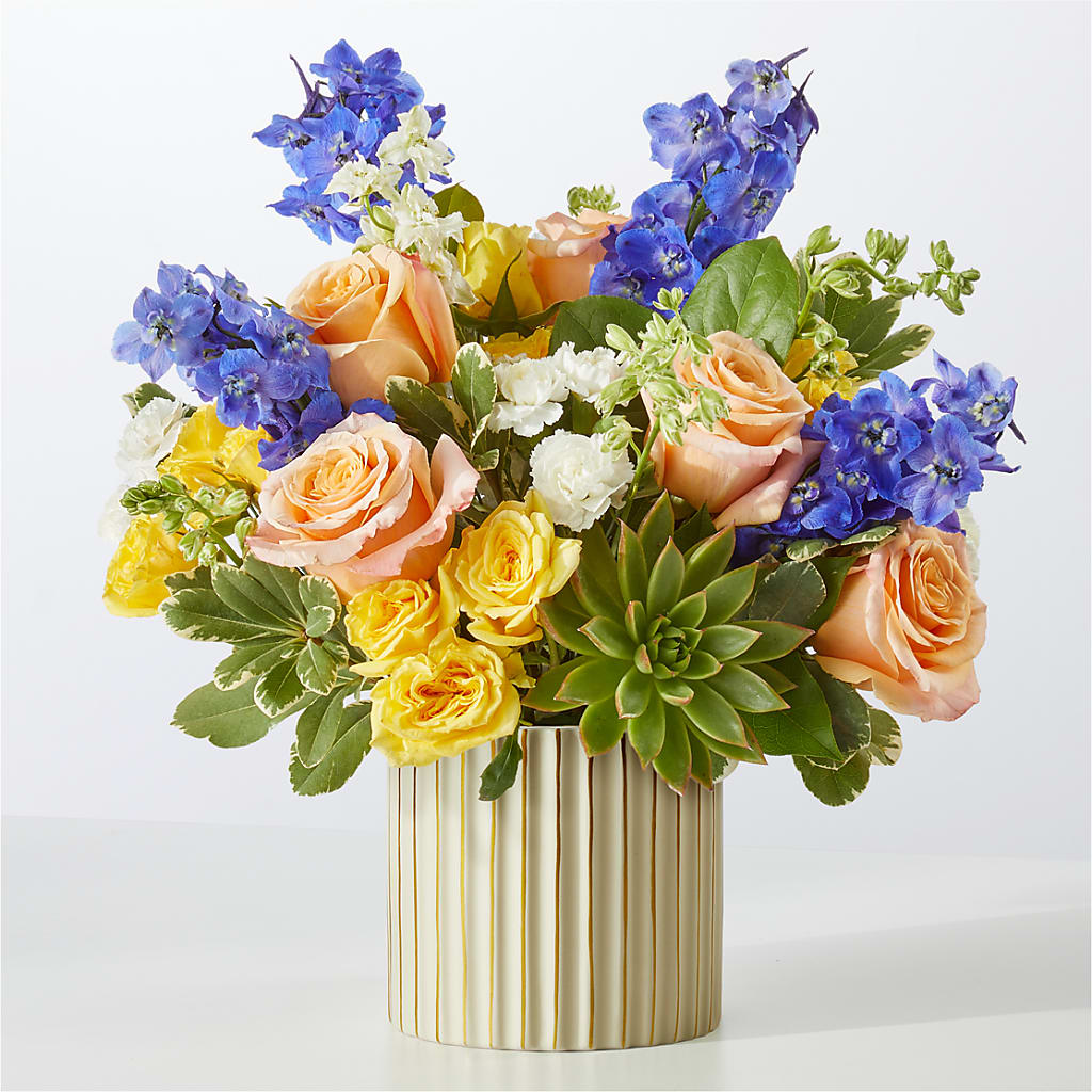 Cobalt Reverie Bouquet – The Village Market Florist, Holly Springs MS