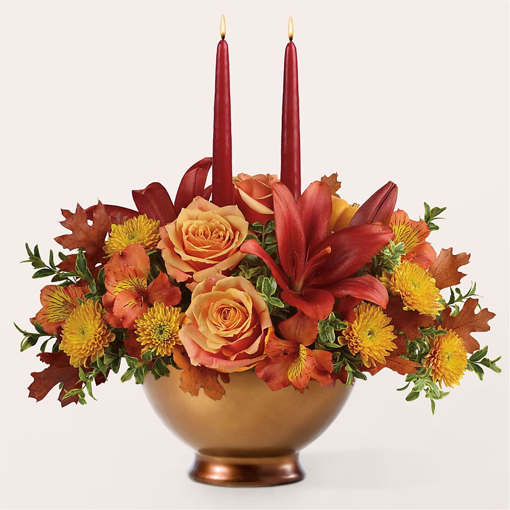 Harvest Table Centerpiece – The Village Market Florist, Holly Springs MS