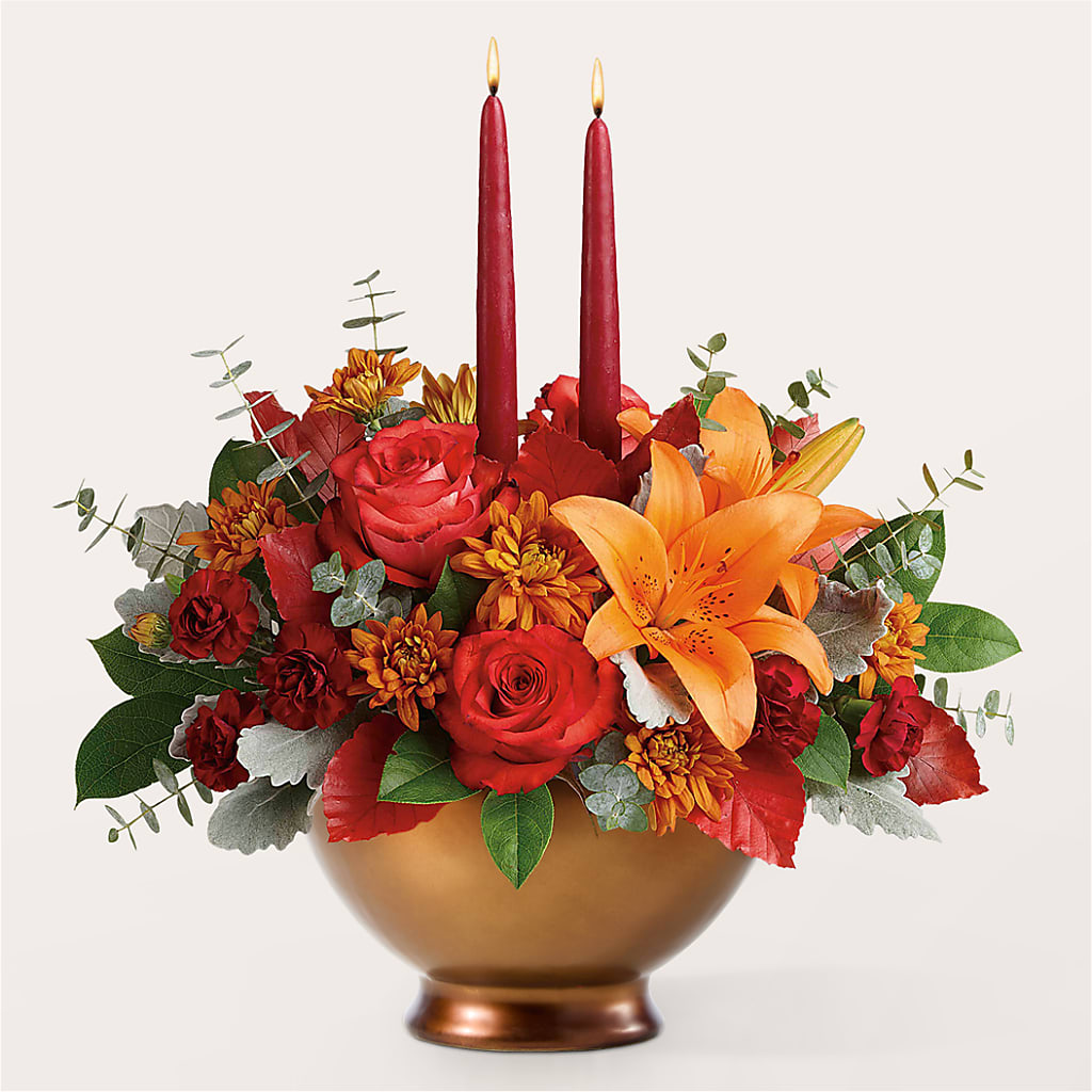 Fruits of Fall Centerpiece – The Village Market Florist, Holly Springs MS