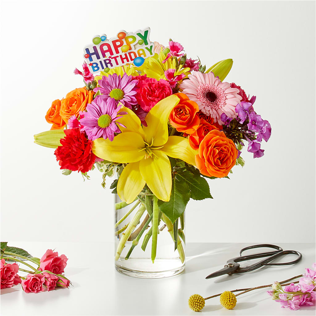 Cue the Confetti - A Florist Original – The Village Market Florist, Holly Springs MS