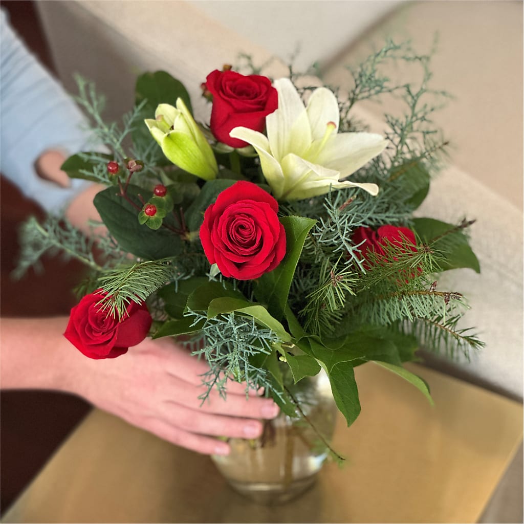 Glittering Lights Bouquet – The Village Market Florist, Holly Springs MS