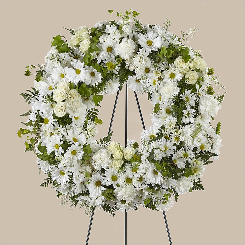 Faithful Wishes Wreath – The Village Market Florist, Holly Springs MS
