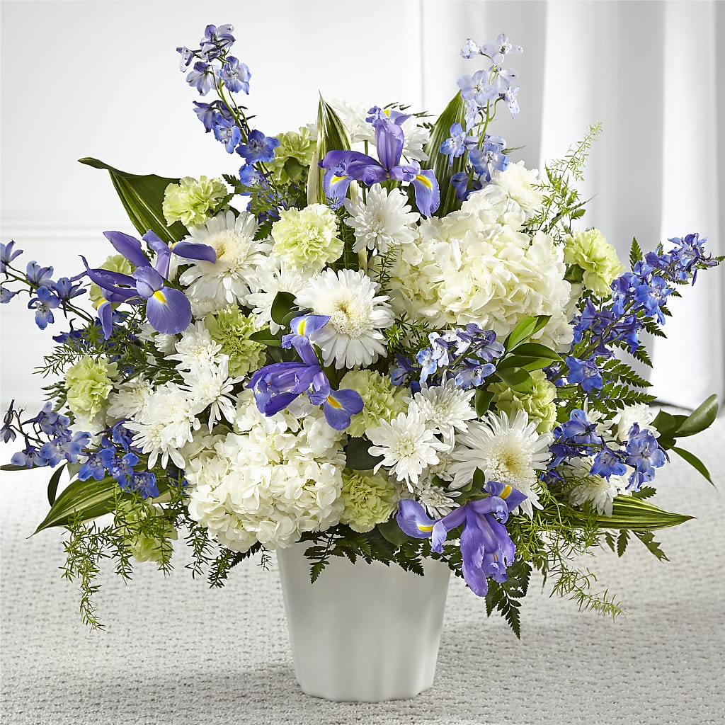 Soft Serenity Floor Basket – The Village Market Florist, Holly Springs MS