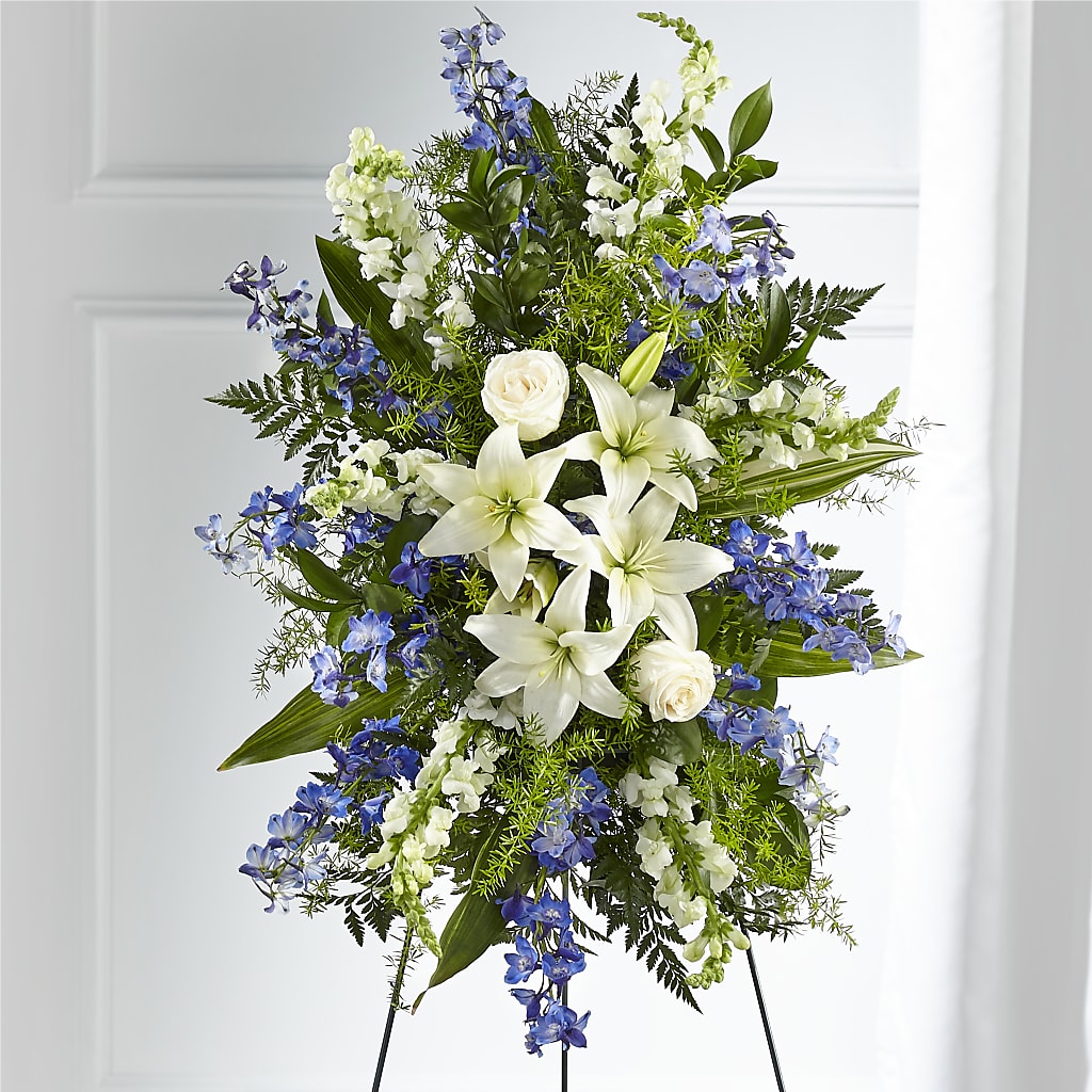Faithful Friend Standing Spray – The Village Market Florist, Holly Springs MS