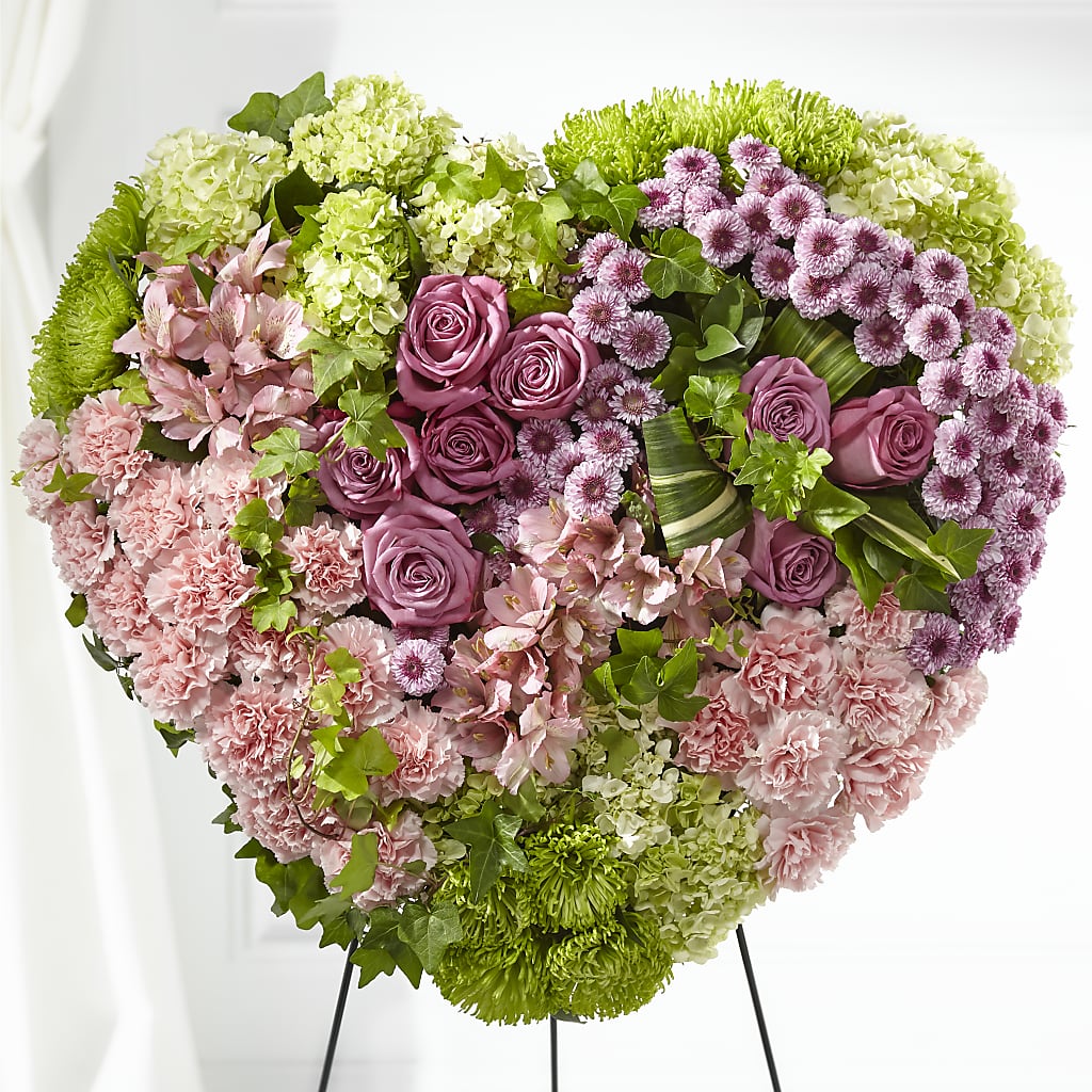 Heartwarming Standing Heart – The Village Market Florist, Holly Springs MS