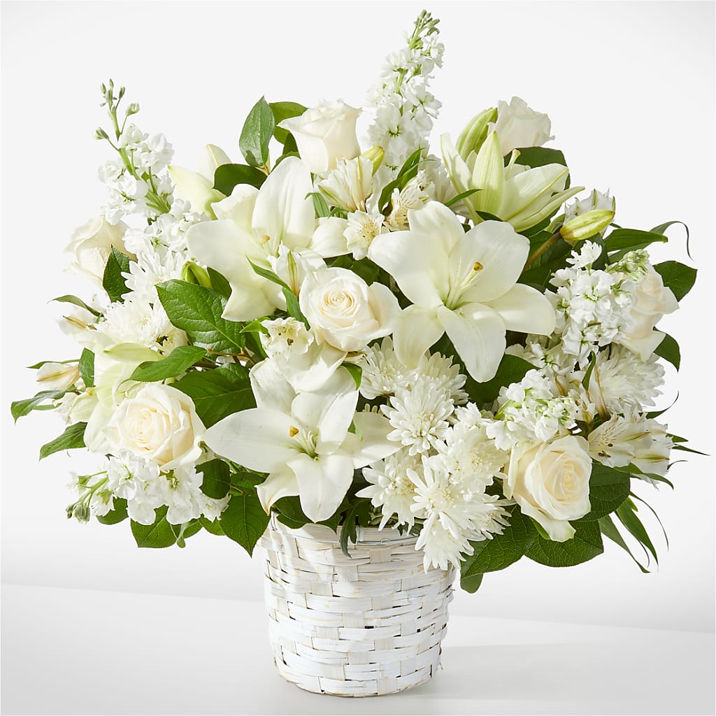 Peaceful Reflections Arrangement – The Village Market Florist, Holly Springs MS