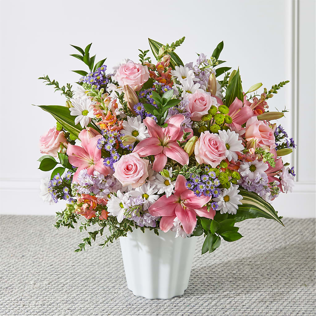 Abundant Compassion Floor Basket – The Village Market Florist, Holly Springs MS