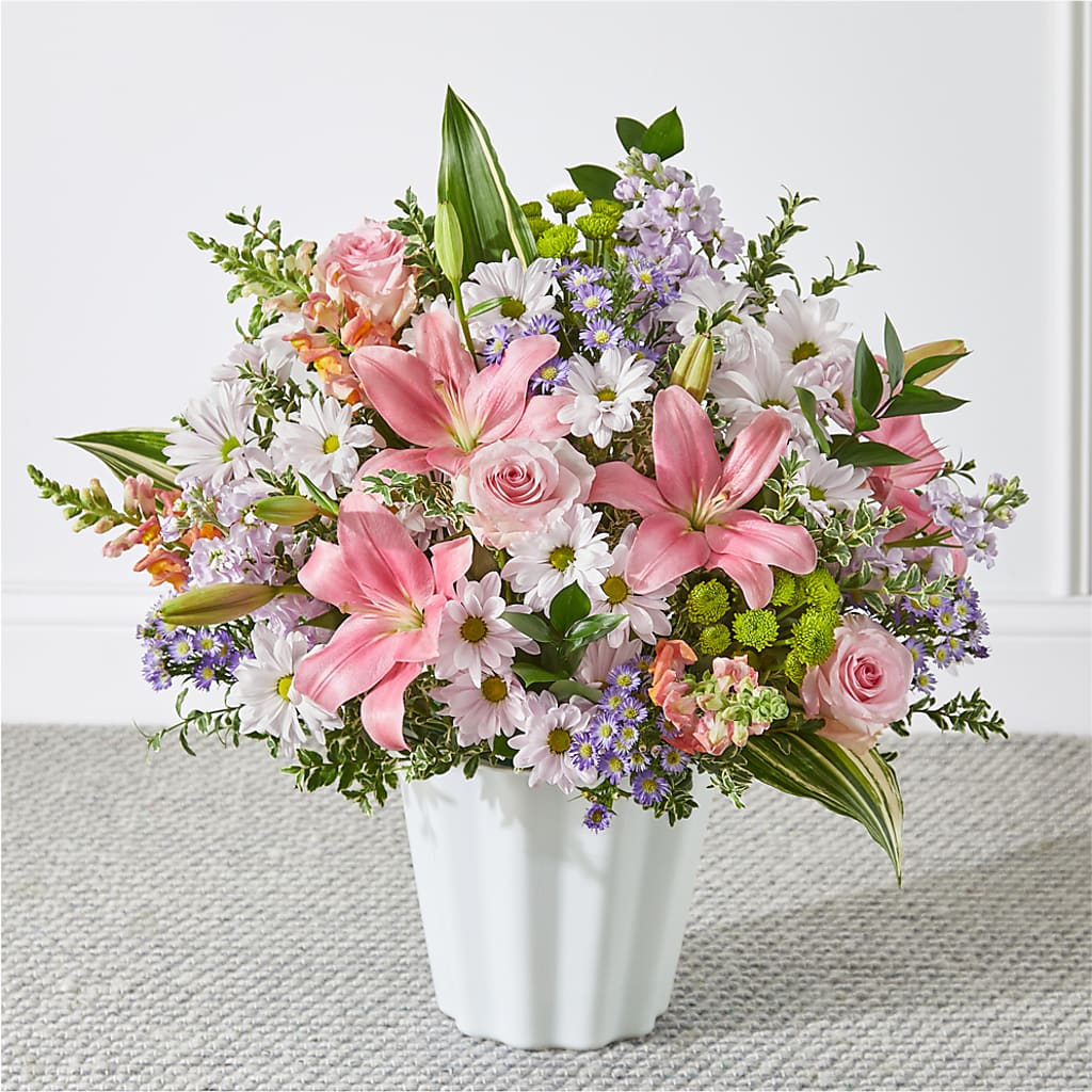 Abundant Compassion Floor Basket – The Village Market Florist, Holly Springs MS