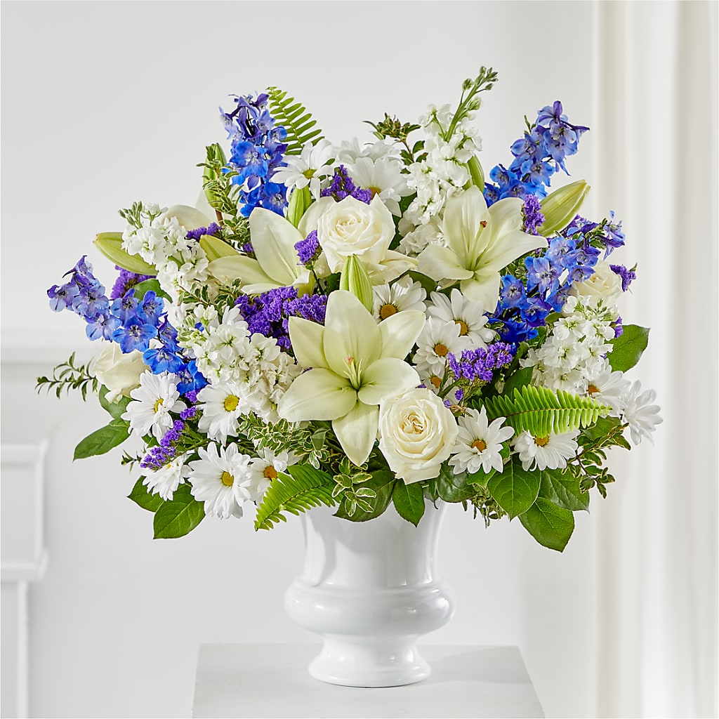 Expressions of Hope Urn Arrangement – The Village Market Florist, Holly Springs MS