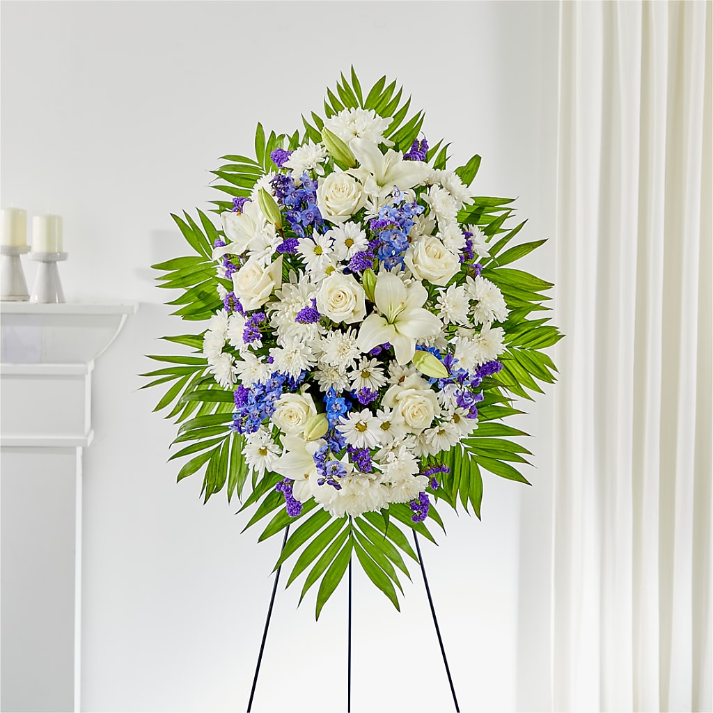 At Rest Standing Spray – The Village Market Florist, Holly Springs MS