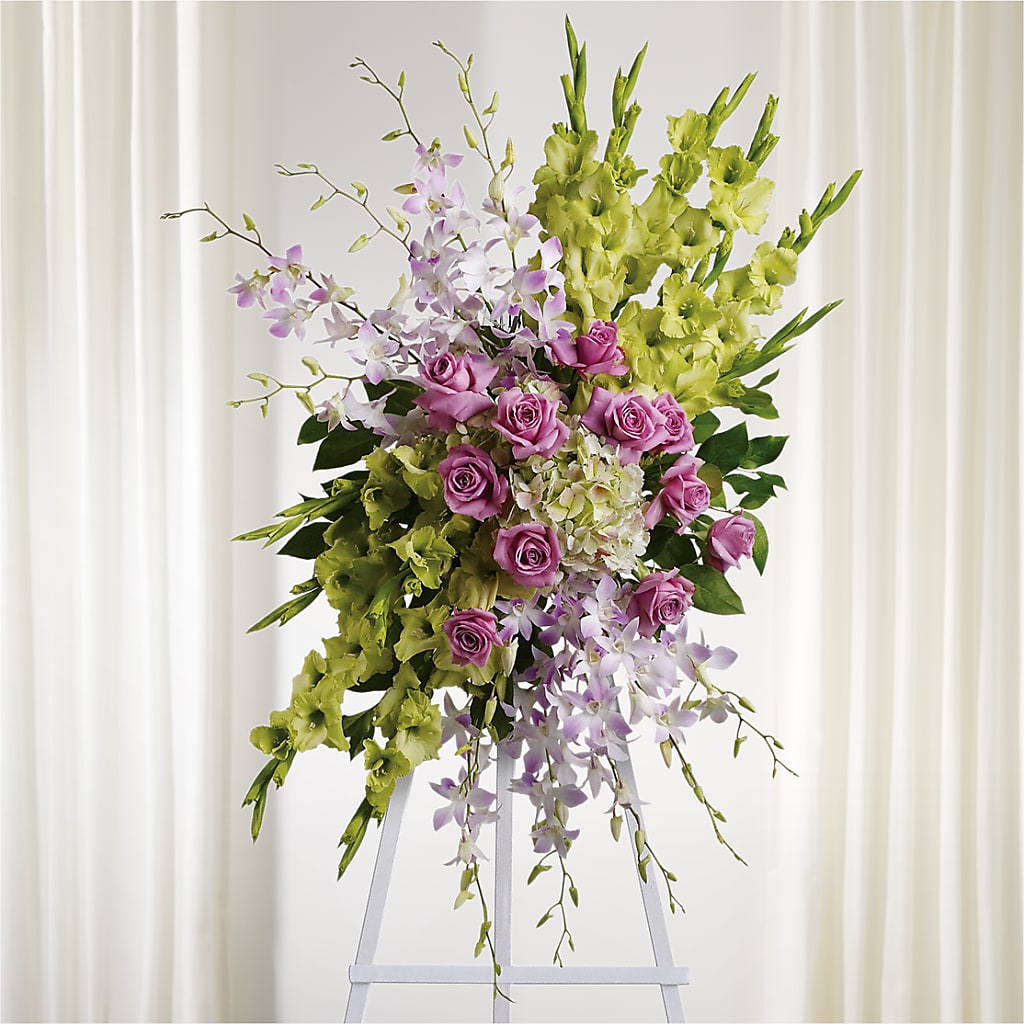 Lasting Legacy Standing Spray – The Village Market Florist, Holly Springs MS