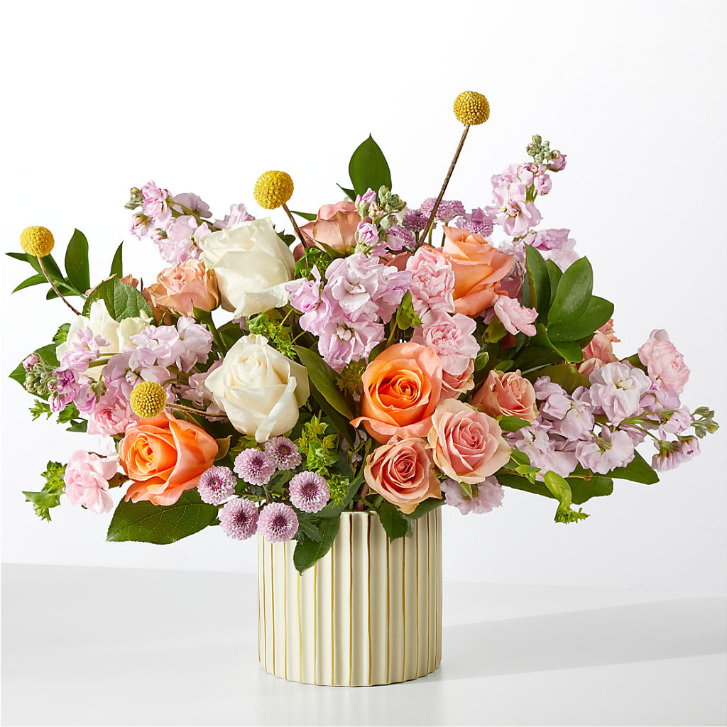 French Market Bouquet with Ivory Vase – The Village Market Florist, Holly Springs MS