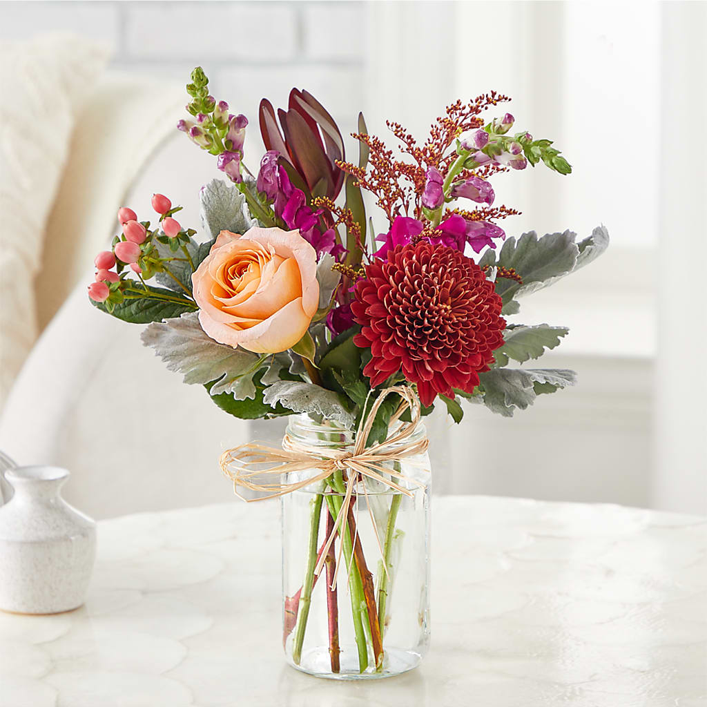 Moody Hues Bouquet – The Village Market Florist, Holly Springs MS