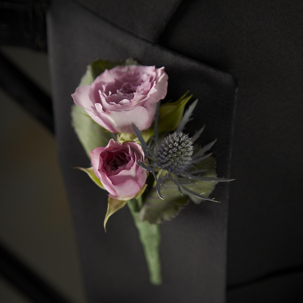 Veronica Boutonniere – The Village Market Florist, Holly Springs MS