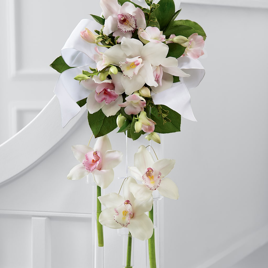 Perfect Entrance Pew Arrangement – The Village Market Florist, Holly Springs MS