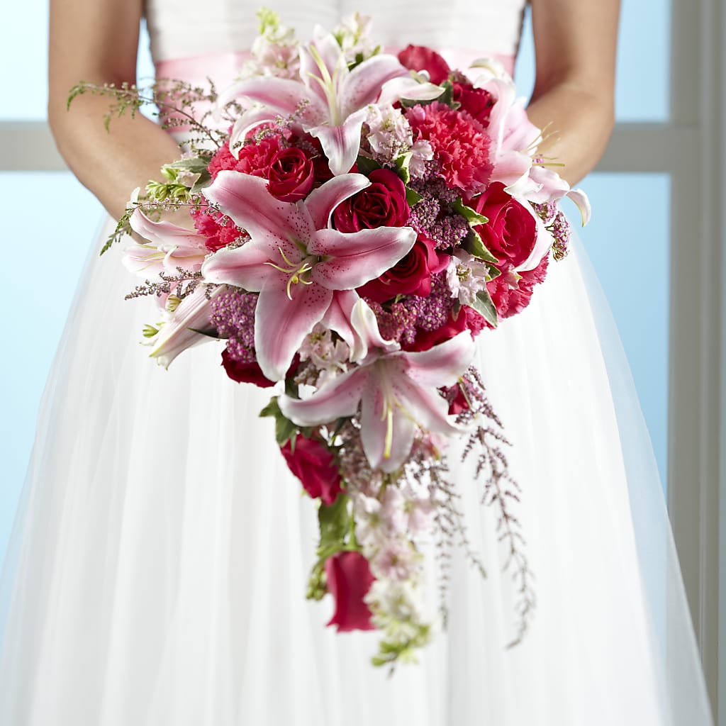 Lily & Rose Bouquet – The Village Market Florist, Holly Springs MS
