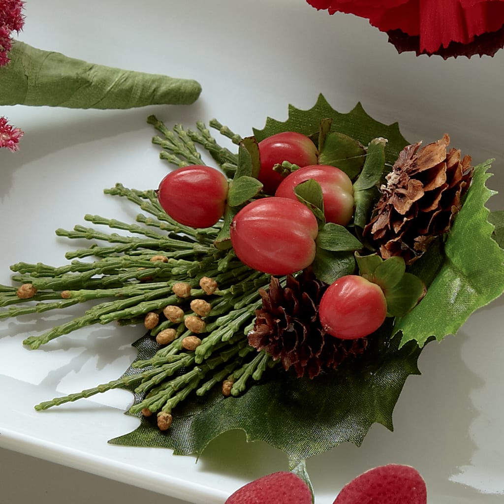 Red Berry Boutonniere – The Village Market Florist, Holly Springs MS
