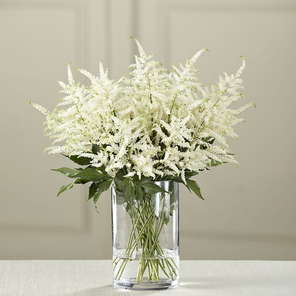 White Astilbe Bouquet – The Village Market Florist, Holly Springs MS