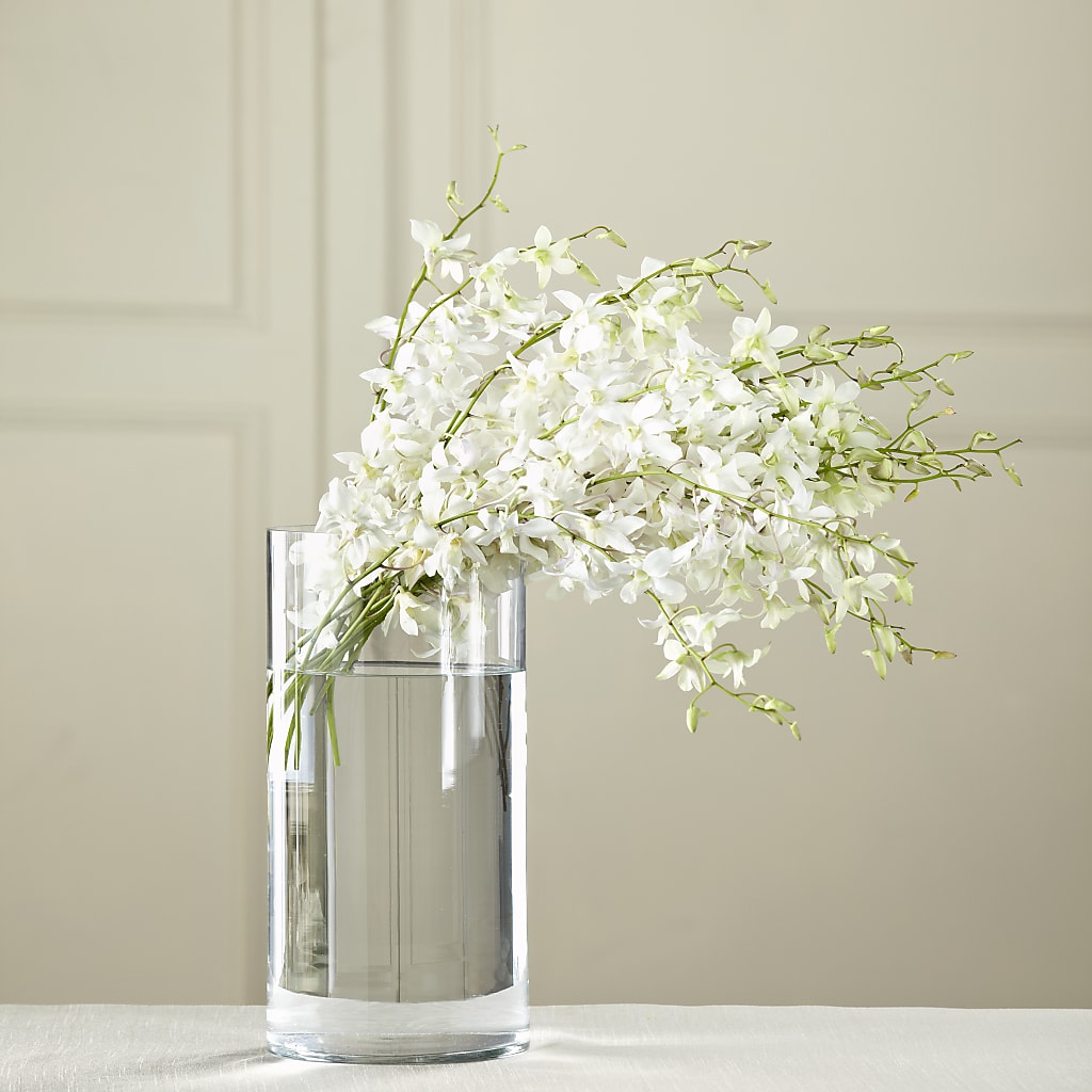 White Dendrobium Bouquet – The Village Market Florist, Holly Springs MS