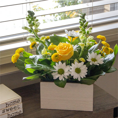 Sun Salutation Box Bouquet –  The Village Market Florist, Holly Springs MS