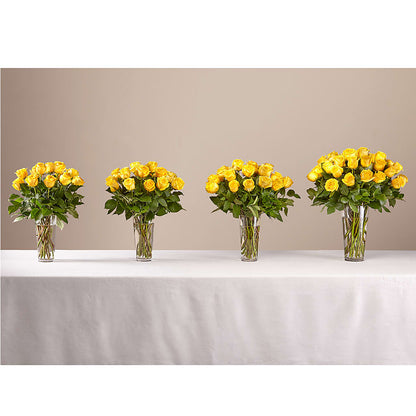 Long Stem Yellow Rose Bouquet –  The Village Market Florist, Holly Springs MS