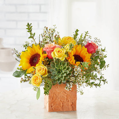 Sunflower Season Bouquet –  The Village Market Florist, Holly Springs MS