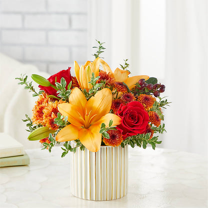 Scarlet Skies Bouquet –  The Village Market Florist, Holly Springs MS