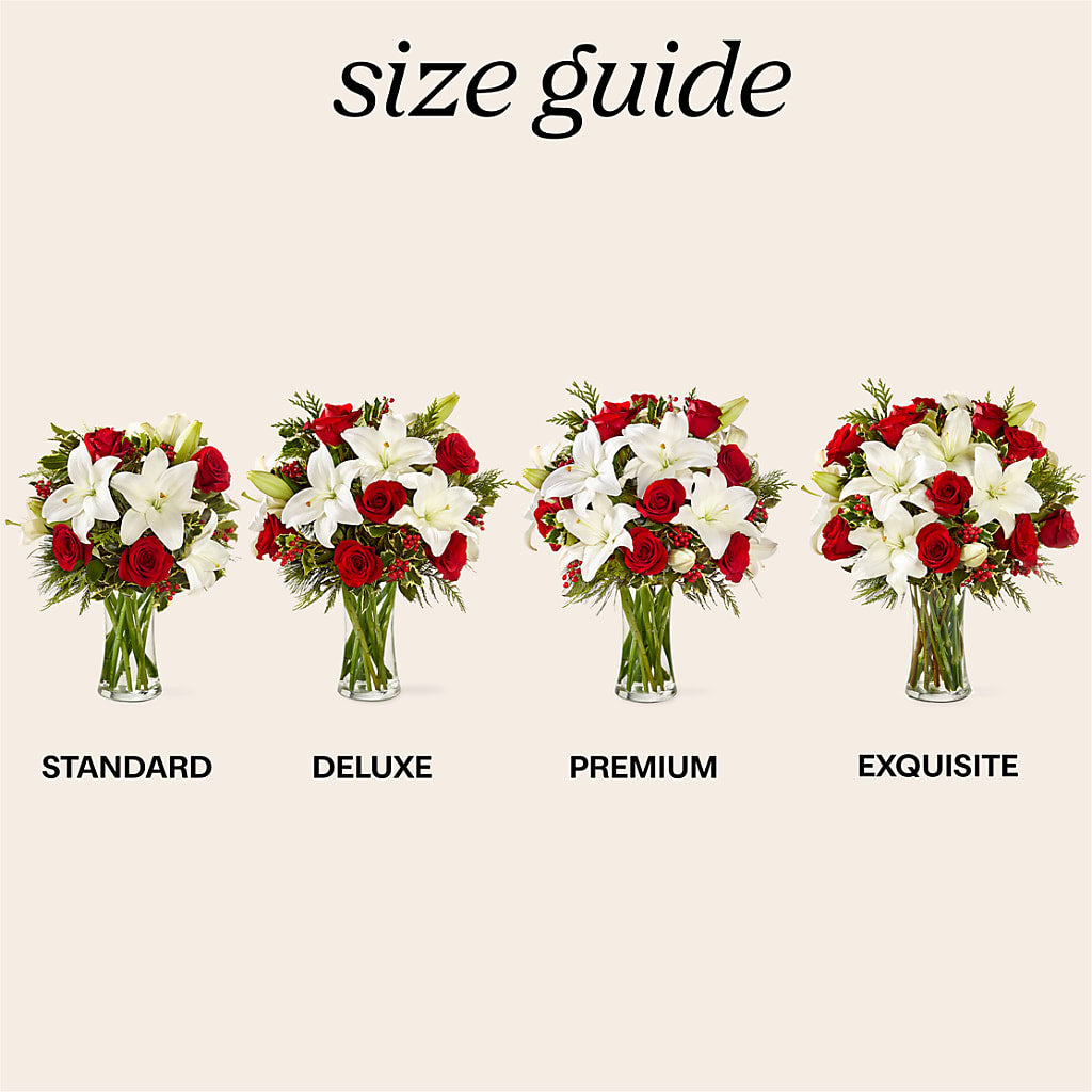 Sparkling Snowflakes Bouquet –  The Village Market Florist, Holly Springs MS