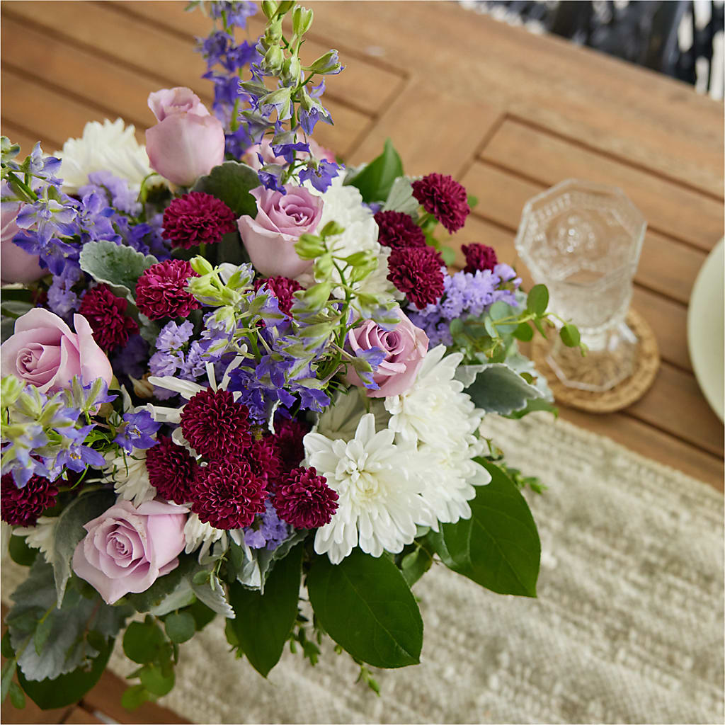 Violet Frost Bouquet –  The Village Market Florist, Holly Springs MS