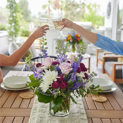 Violet Frost Bouquet –  The Village Market Florist, Holly Springs MS
