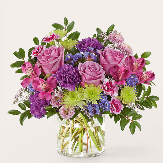 Glass Half Full Bouquet –  The Village Market Florist, Holly Springs MS