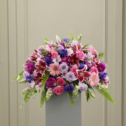 Fare Thee Well Pedestal –  The Village Market Florist, Holly Springs MS