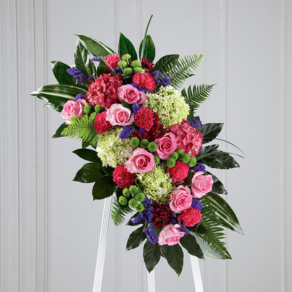 Refreshing Mix Standing Spray –  The Village Market Florist, Holly Springs MS