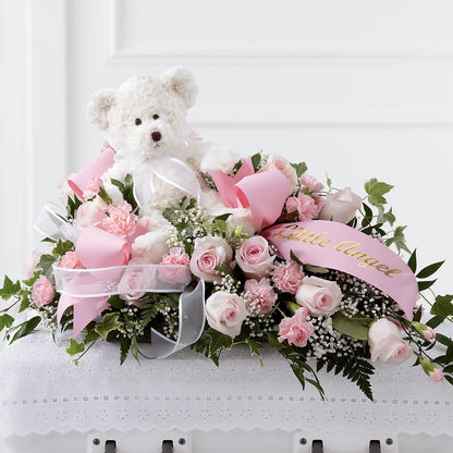Touch of Sympathy Casket Spray –  The Village Market Florist, Holly Springs MS