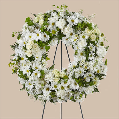 Faithful Wishes Wreath –  The Village Market Florist, Holly Springs MS