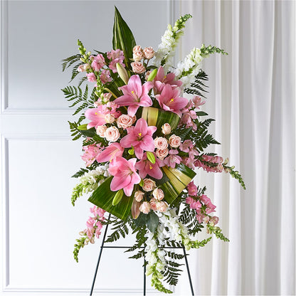 Elegant Embrace Standing Spray –  The Village Market Florist, Holly Springs MS