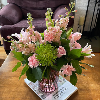 Pretty in Pink Bouquet –  The Village Market Florist, Holly Springs MS