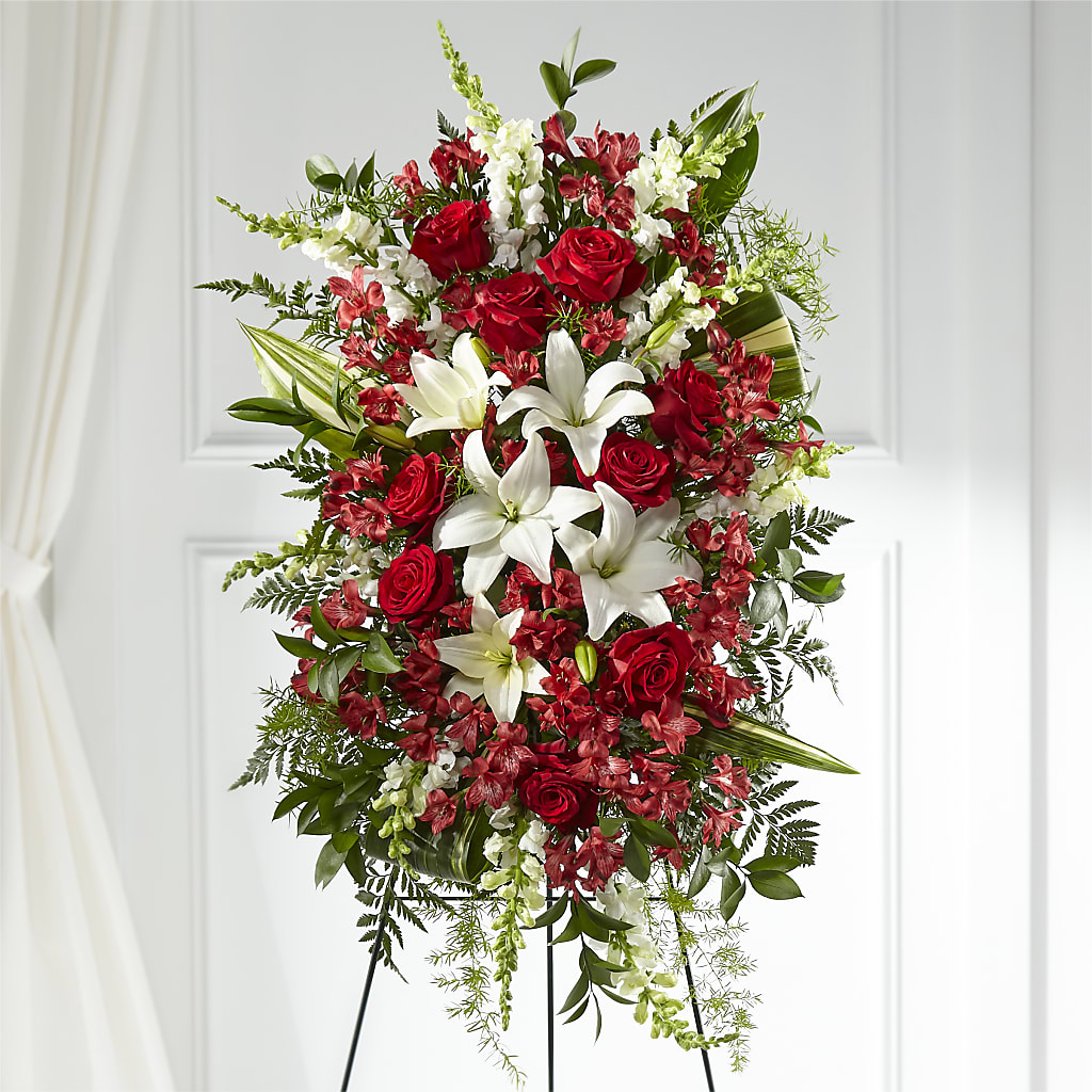 Everlasting Memory Standing Spray –  The Village Market Florist, Holly Springs MS