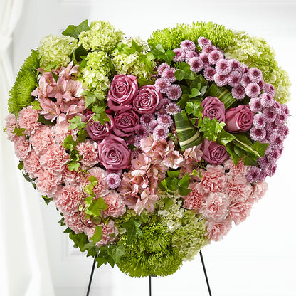 Heartwarming Standing Heart –  The Village Market Florist, Holly Springs MS