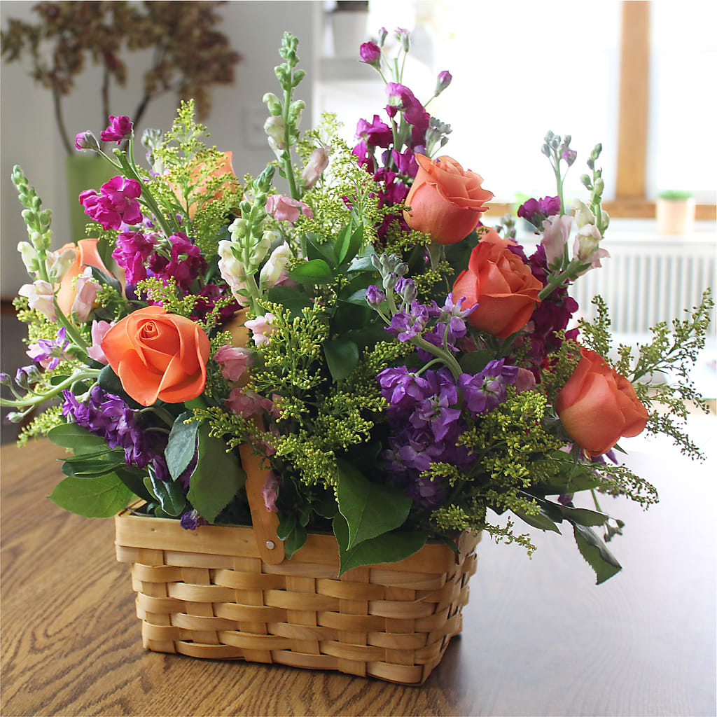 Garden of Life Basket –  The Village Market Florist, Holly Springs MS