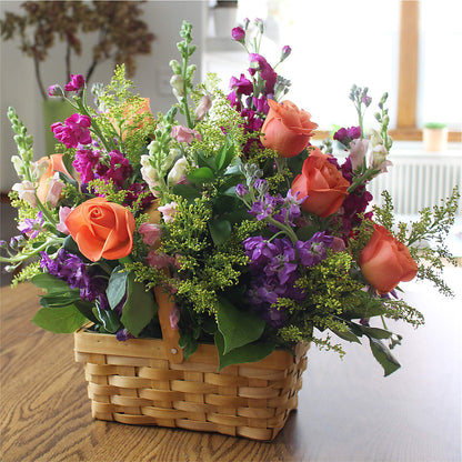 Garden of Life Basket –  The Village Market Florist, Holly Springs MS