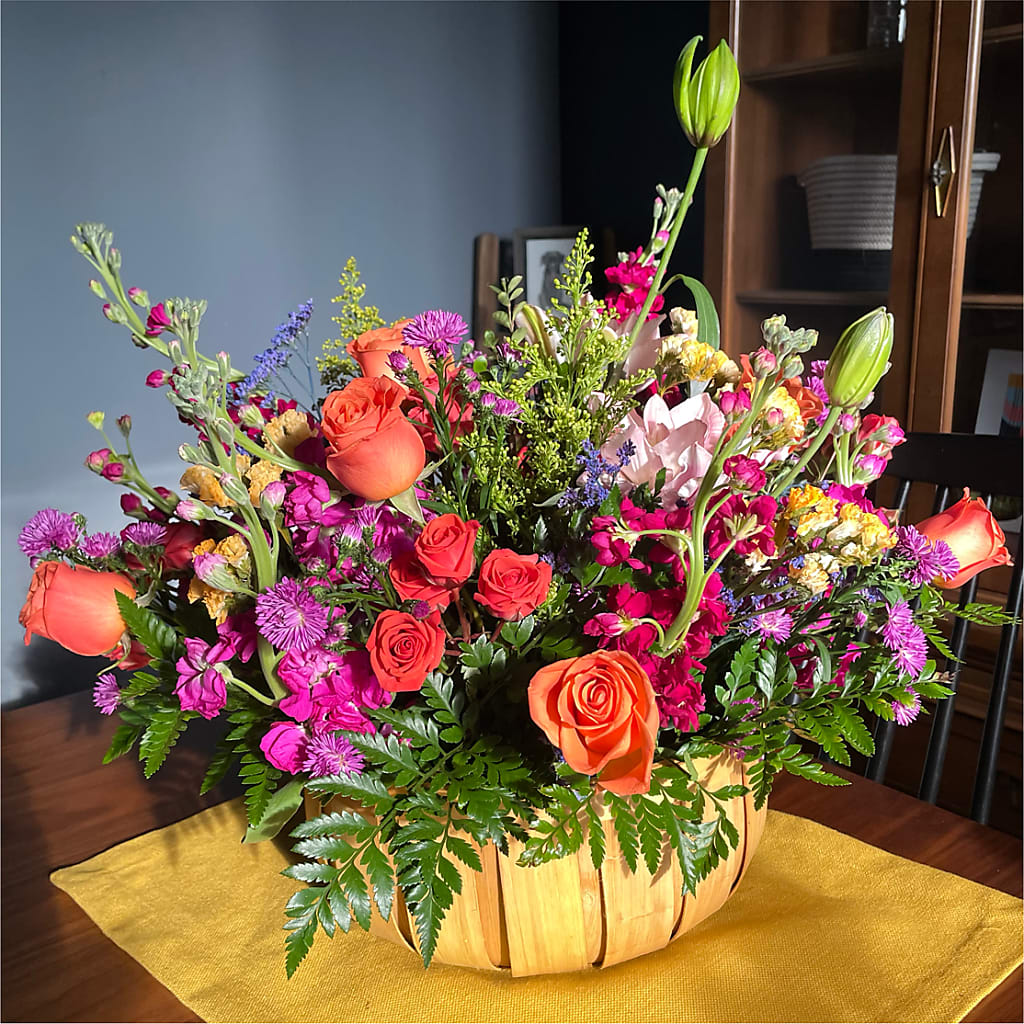 Garden of Life Basket –  The Village Market Florist, Holly Springs MS