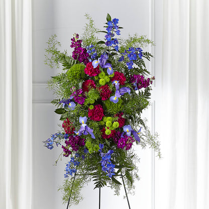 Heavenly Skies Standing Spray –  The Village Market Florist, Holly Springs MS