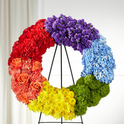 Circle of Love Wreath –  The Village Market Florist, Holly Springs MS