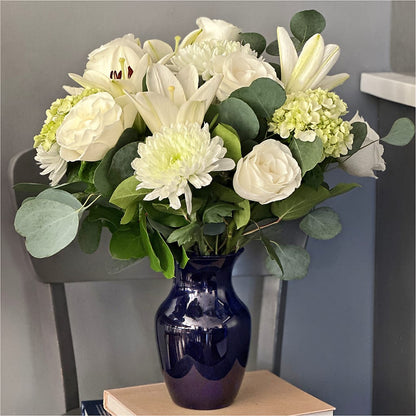 Snowy Dreams Bouquet –  The Village Market Florist, Holly Springs MS