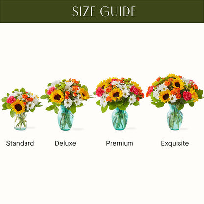 Sun-drenched Blooms Bouquet –  The Village Market Florist, Holly Springs MS
