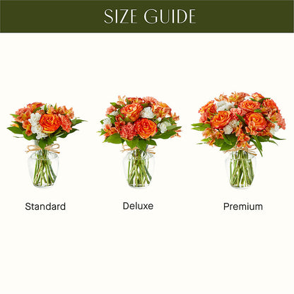 Apricot Glow Bouquet –  The Village Market Florist, Holly Springs MS