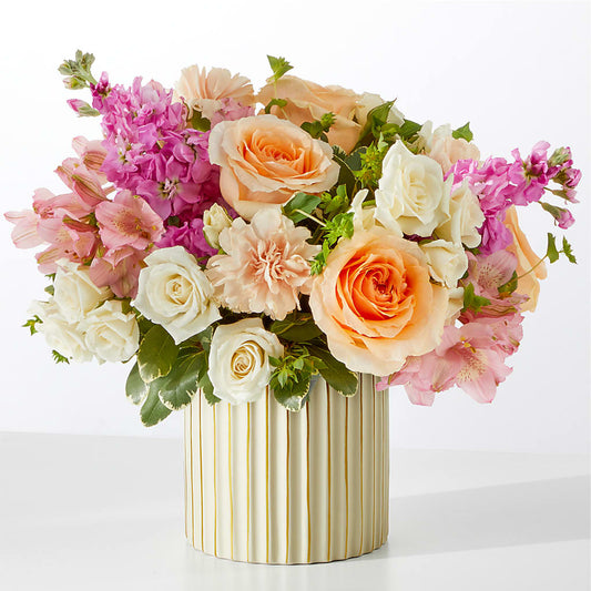 Paradise Bouquet with Ivory Vase –  The Village Market Florist, Holly Springs MS