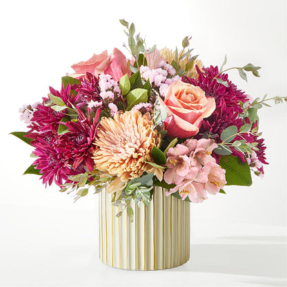 Berry Cobbler Bouquet with Ivory Vase –  The Village Market Florist, Holly Springs MS