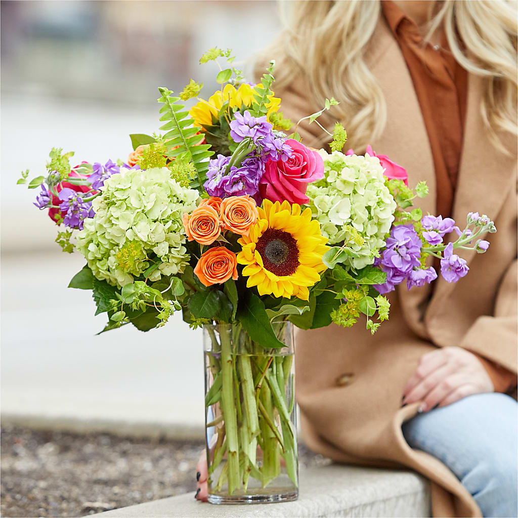 Vibrant Greetings Bouquet –  The Village Market Florist, Holly Springs MS